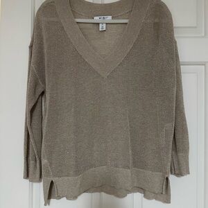 WHBM Women's Gold Sweater by White House Black Market
